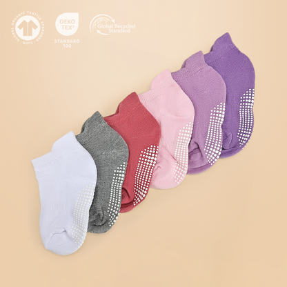 Chaussettes antidérapantes BabySnooze - Lot de 6