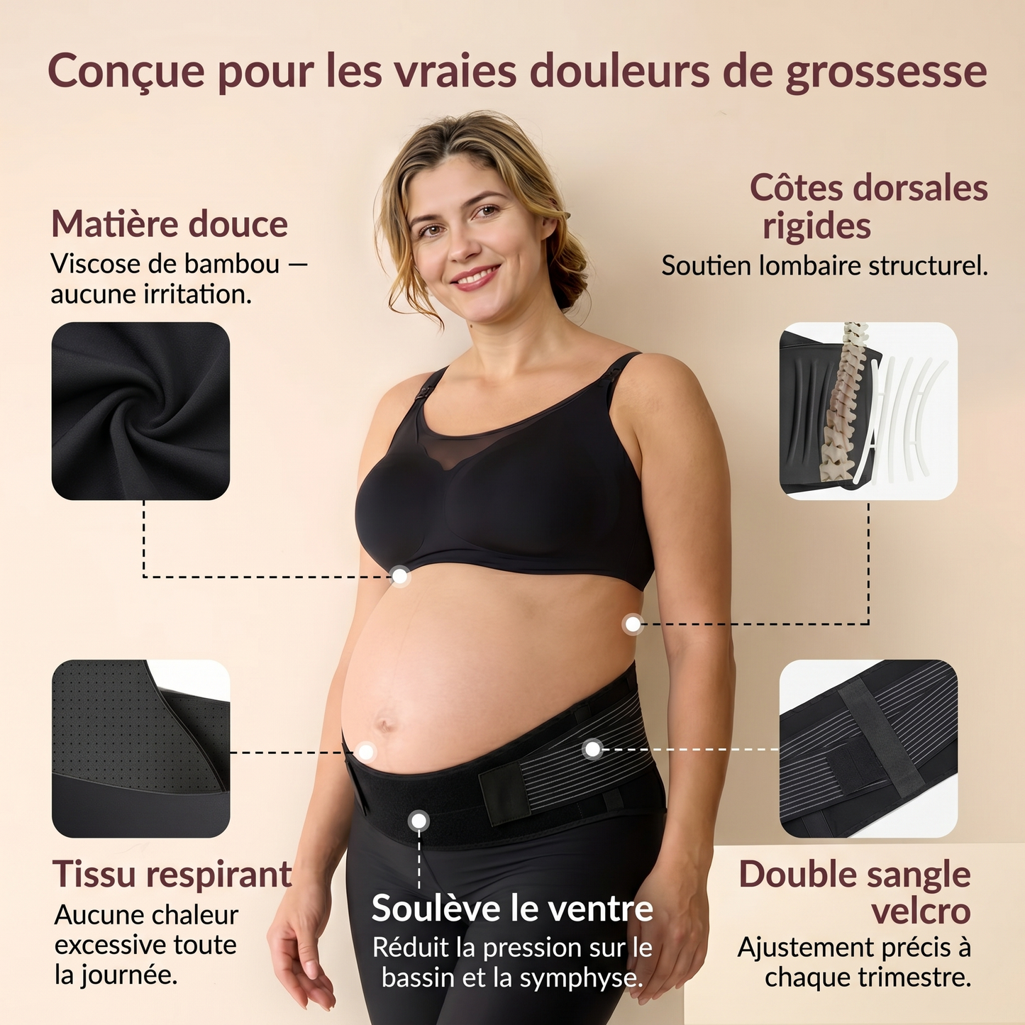 Ceinture de soutien maternité BabySnooze