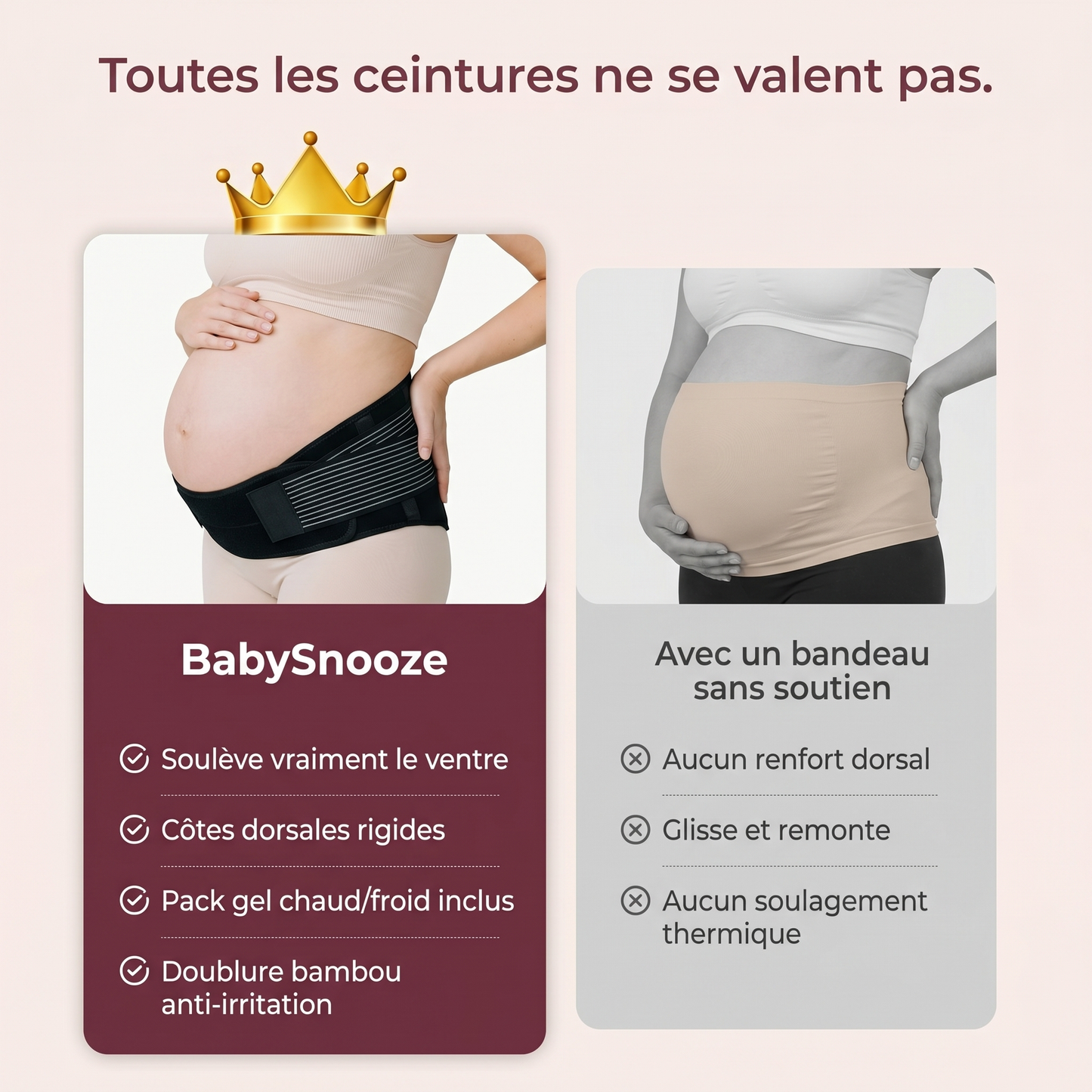 Ceinture de soutien maternité BabySnooze