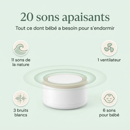 Veilleuse à Bruit Blanc BabySnooze™— CozySound